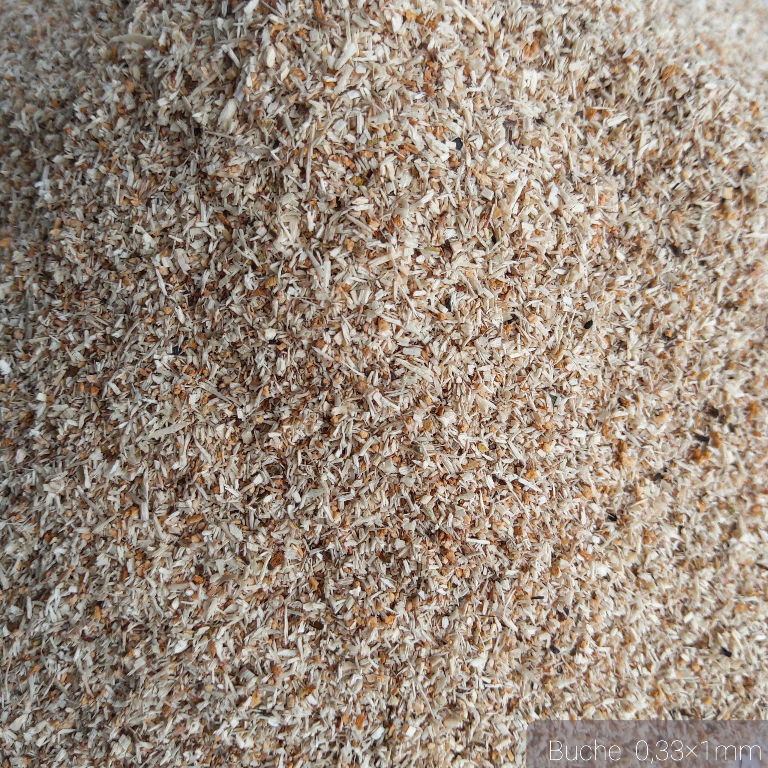 Räucherchips von der Buche 0,33x1 mm groß