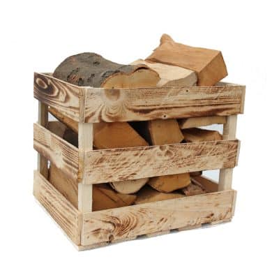 Brennholz Zeus – Kiste mit Buche Holzscheiteln