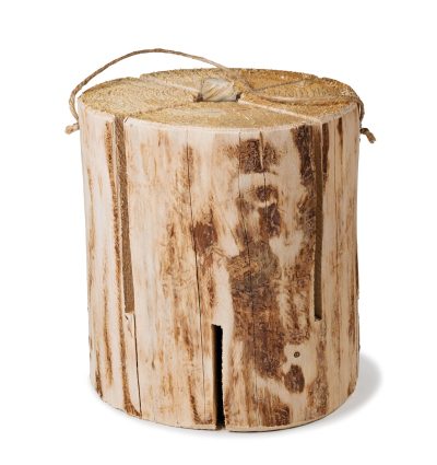 ein Schwedenfeuer mit Trageschnur