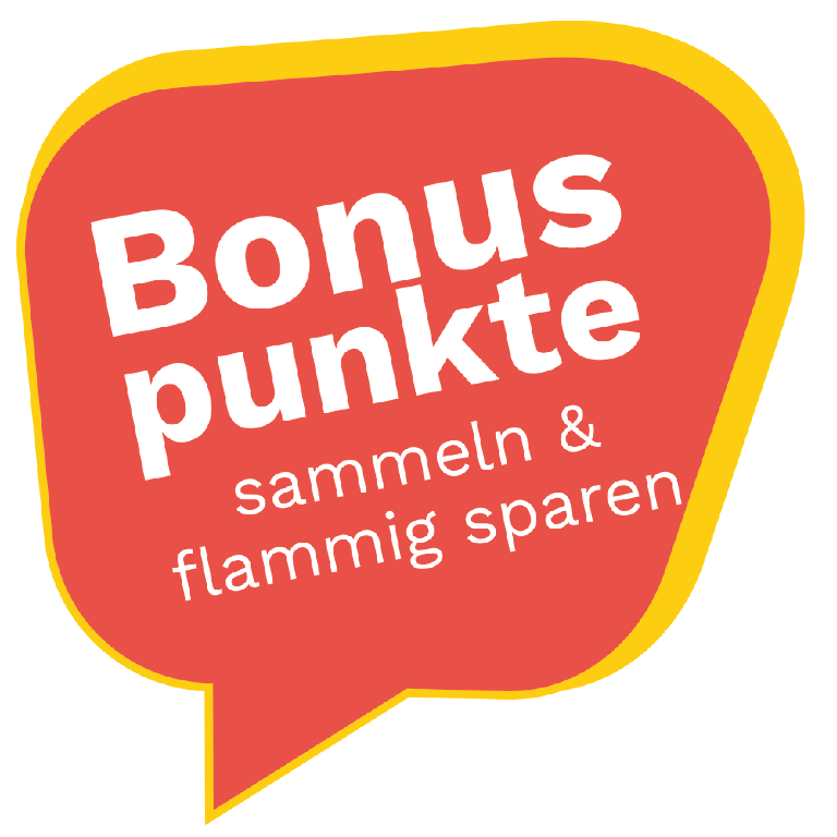 Bonuspunkte sammeln & flammig sparen
